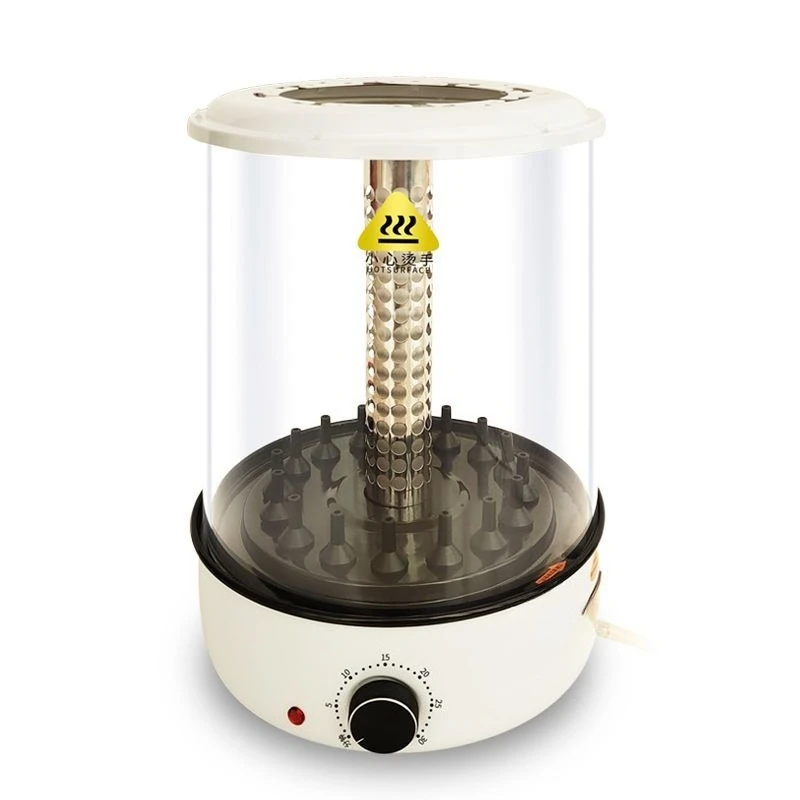 Commercial stall skewers Electromechanical grilled gluten stall snacks Automatic rotating barbecue oven