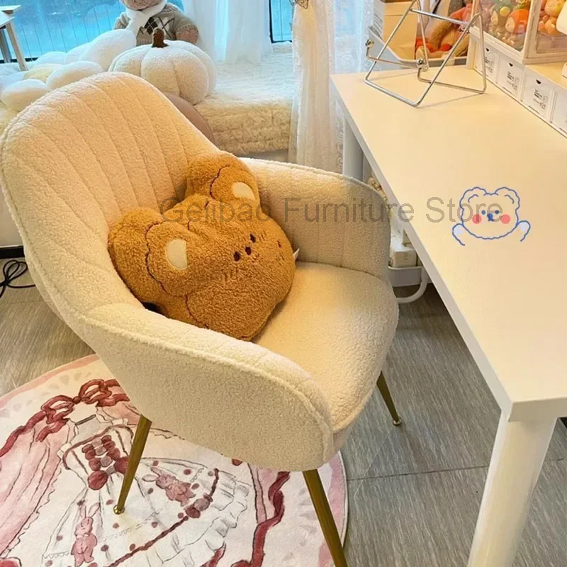 Modern Makeup xLiving Room Chairs Nordic Design Chair Makeup Computer Ergonomic Gaming Cadeira Game Salon Home Furniture