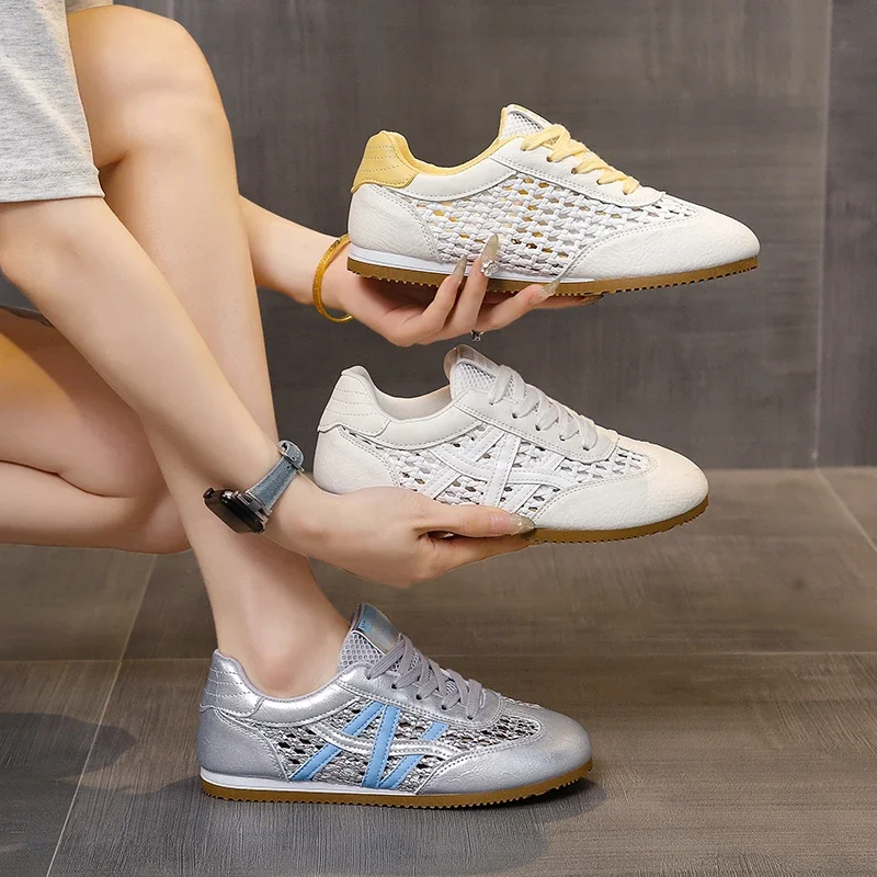 

2025 New Lightweight Thick Bottom Comfortable Classic Trendy Fashion Single Mesh Breathable Casual Women's Shoes Platform Shoes