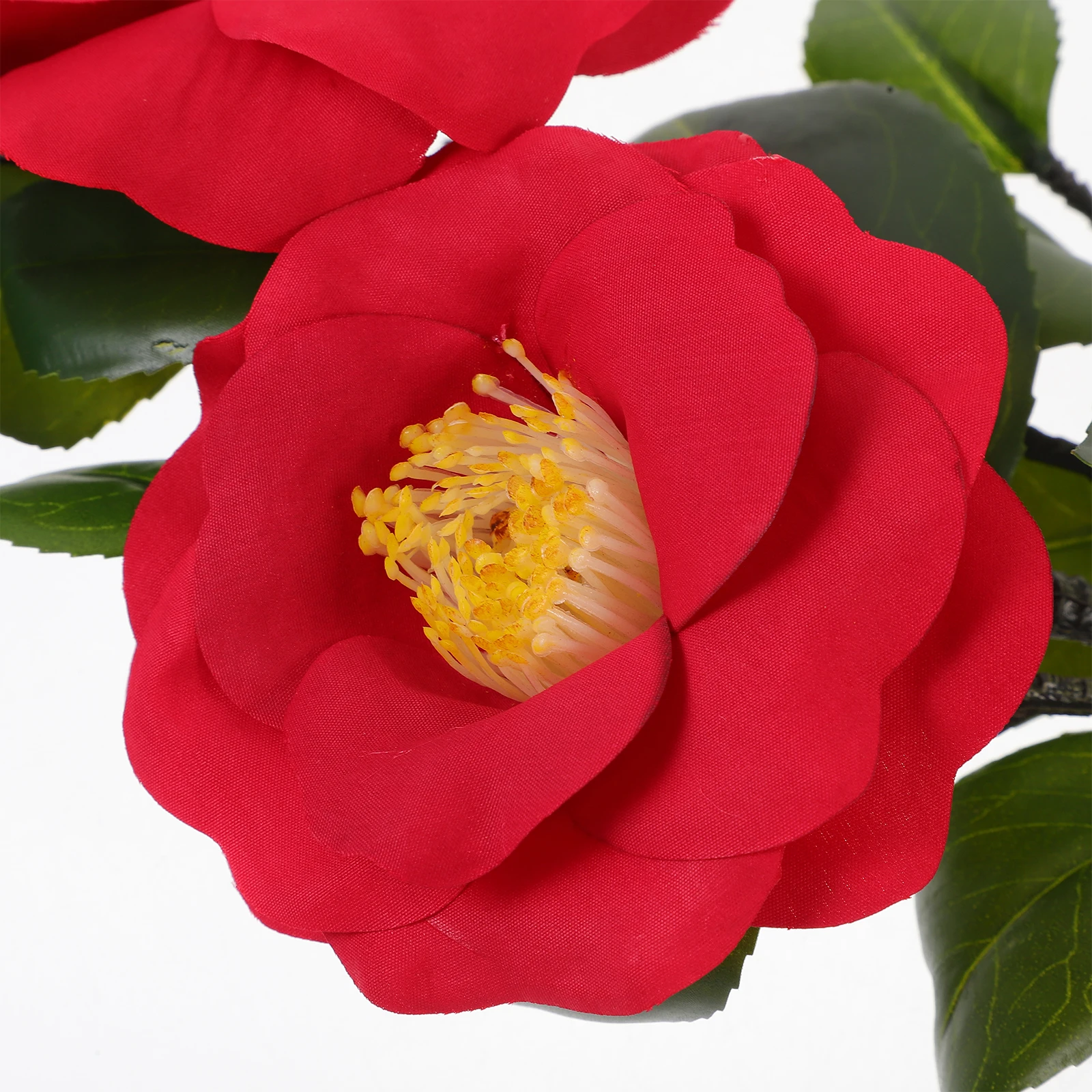 

Artificial Camellia Flower DIY Layout Fake Floral Decor for Wedding Bouquet Table Centerpiece Vase Home Decoration