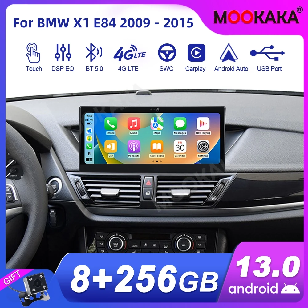 

Car Radio For BMW X1 E84 2009 - 2015 Wireless Carplay Android Auto Multimedia Player Controllo Gestuale GPS Autoradio Stereo