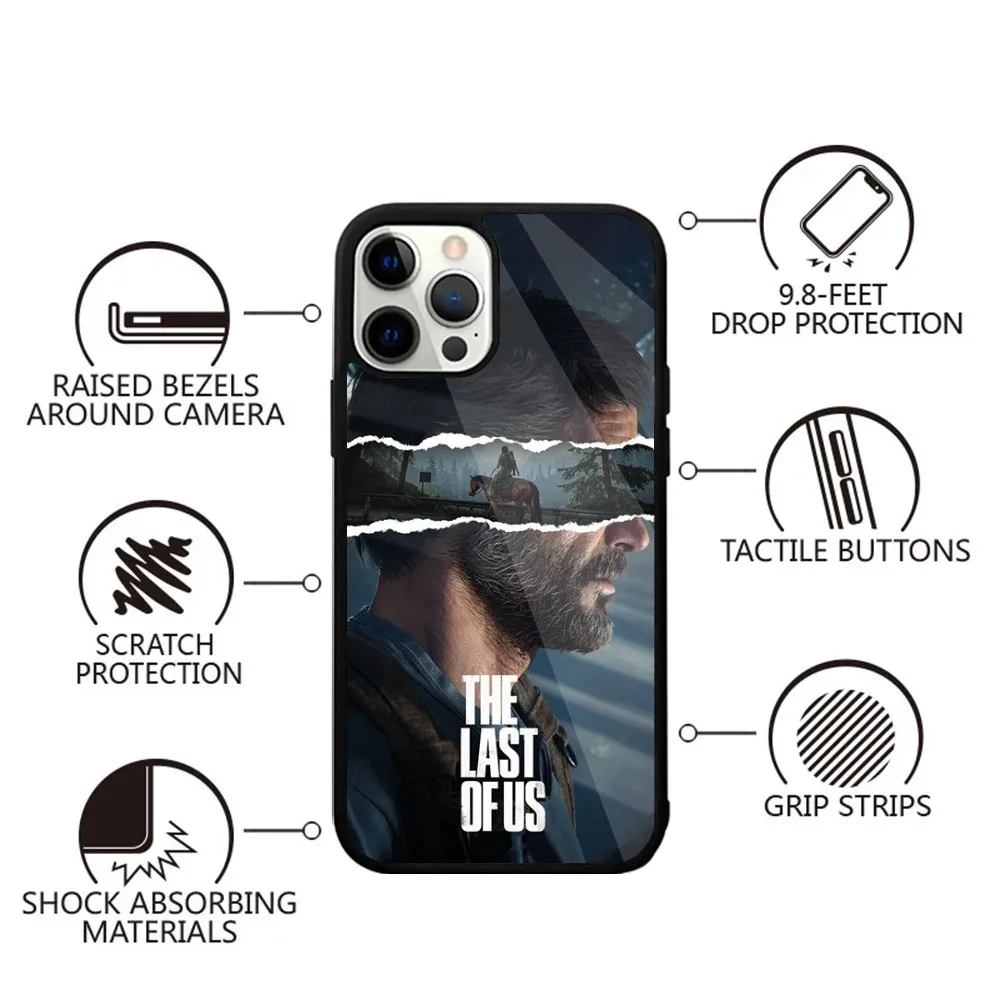 The L-Last of U-Us Ellie Phone Case Strong Magnetic For IPhone 16,15,14,13,Pro,Max,Plus,11,12,Mini For Magsafe Wireless Charging