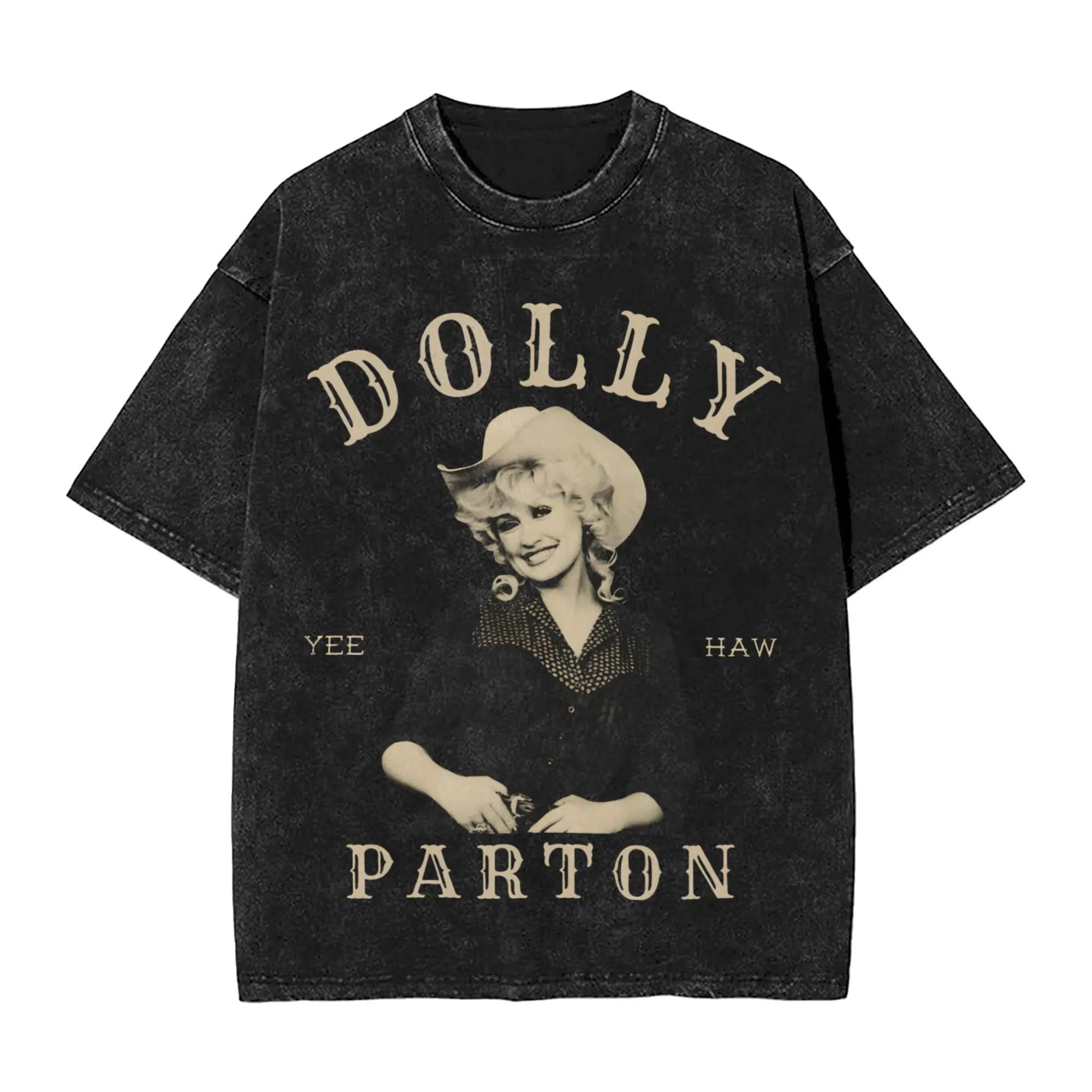 RIP Dolly Parton Merch Washed T Shirt Men Women Streetwear Hip Hop T-Shirt Summer  Tees Short Sleeve