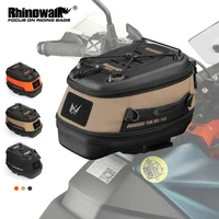 Rhinowalk-bolsa de tanque magnético para motocicleta, equipaje de motocicleta expandible de liberación rápida de 6,5l con cubierta para lluvia para BMW, SUZUKI, KTM, Etc.