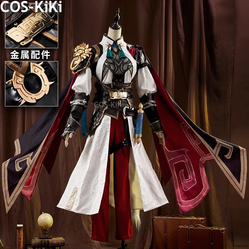 COS-KiKi Honkai: Star Rail Jing Yuan Shogun Game Suit Gorgeous Handsome Ancient Cosplay Costume Halloween Party Outfit Men S-3XL