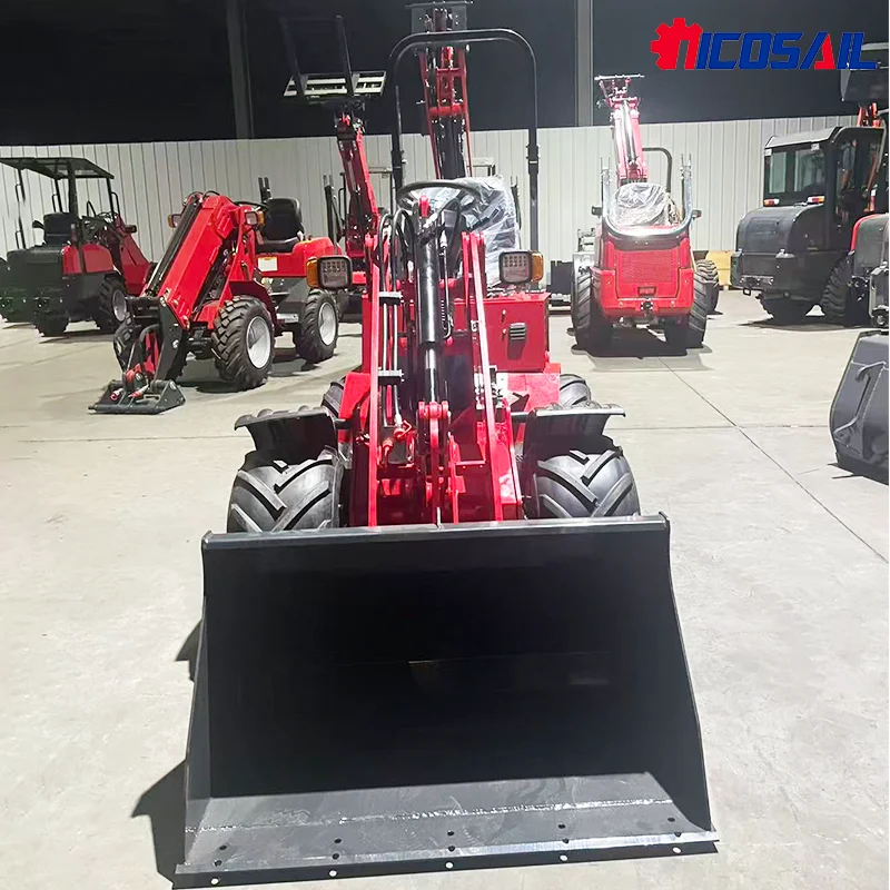 

Телескопический погрузчик Nicosail KZL916, мини-погрузчик с телескопической стрелой, 2 тонны, колесный телескопический погрузчик