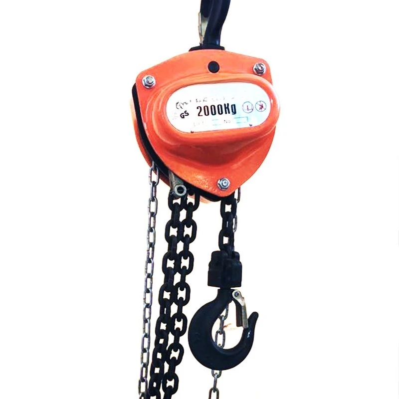 

Manual small lifting hoist hanging triangular lifting chain 1T2T3T5T hand-pulled hoist