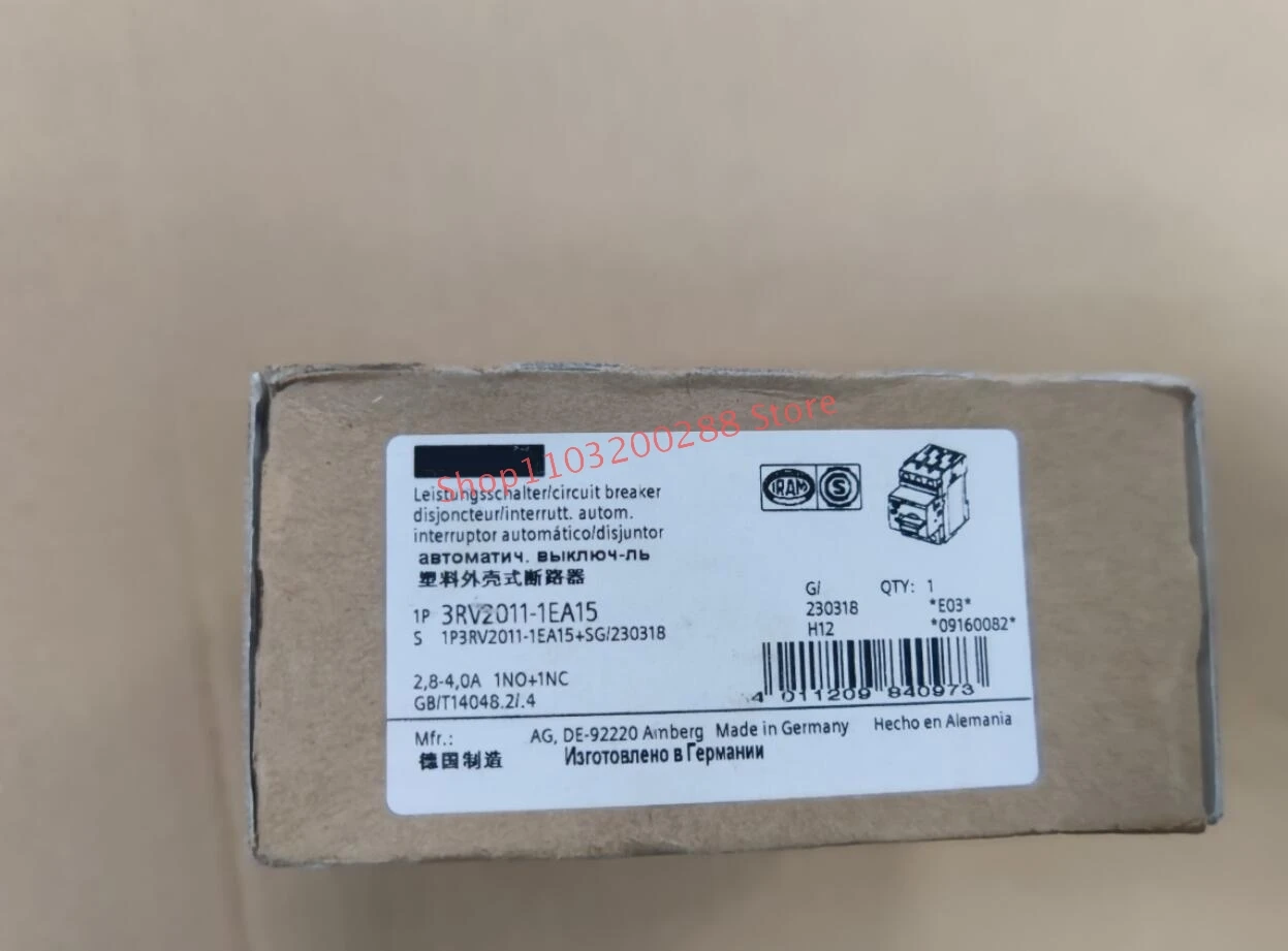 1PCS 3RV2011-1EA15 Fast Shipping In Box Original New Brand 3RV20111EA15 3RV2011 1EA15 PLC Module