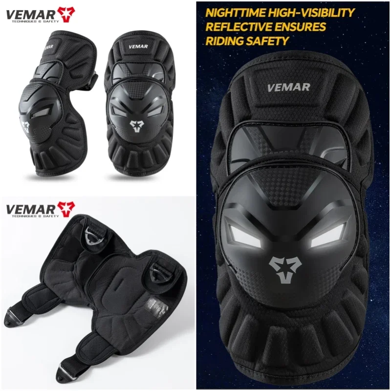 

VEMAR Four Seasons Motocross Knee Brace Riding Protection Breathable Knee Guard Motorcycle Motorbike Off-road Racing Knee Pads