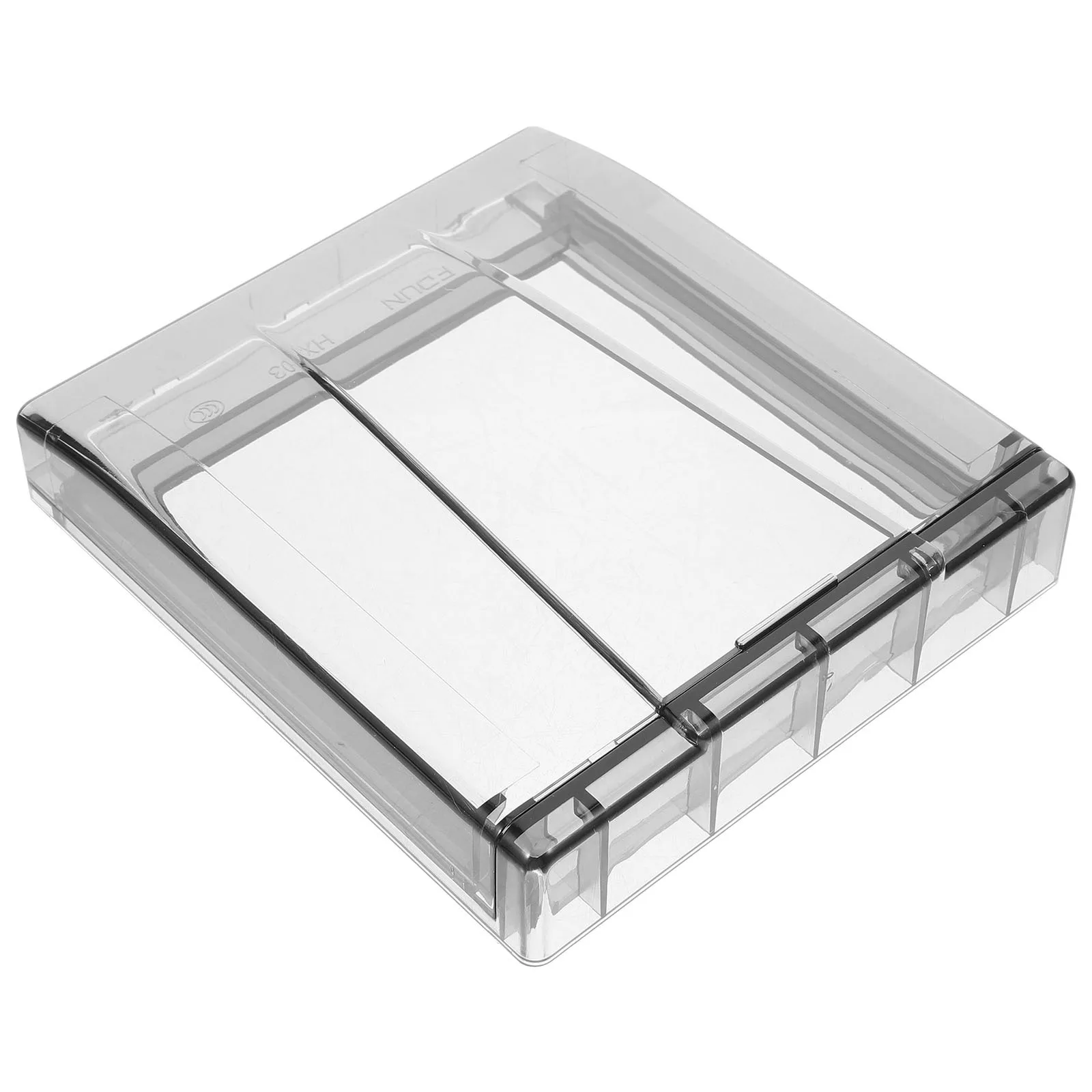 

Waterproof Outlet Cover Transparent Adhesive Wall Socket Cover for Outdoor Bathroom Safe Splash Proof Protection