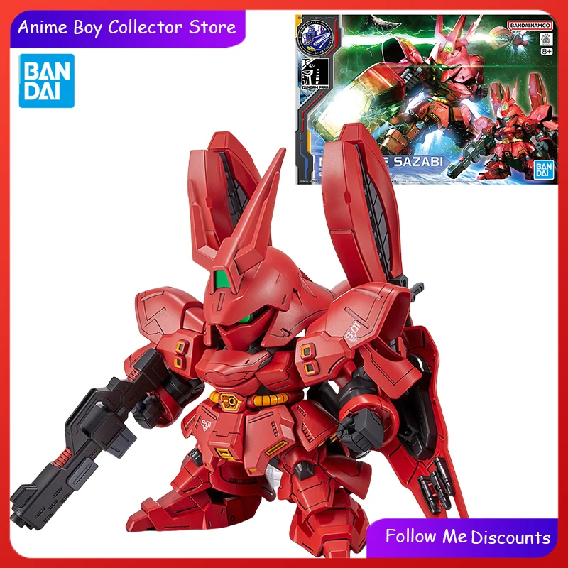 Bandai PB Gundam Model Kit SDBB BB SENSHI MSN-04FF SAZABI Action Figure Gunpla Mobile Suit Assembly Model Toys For Boys