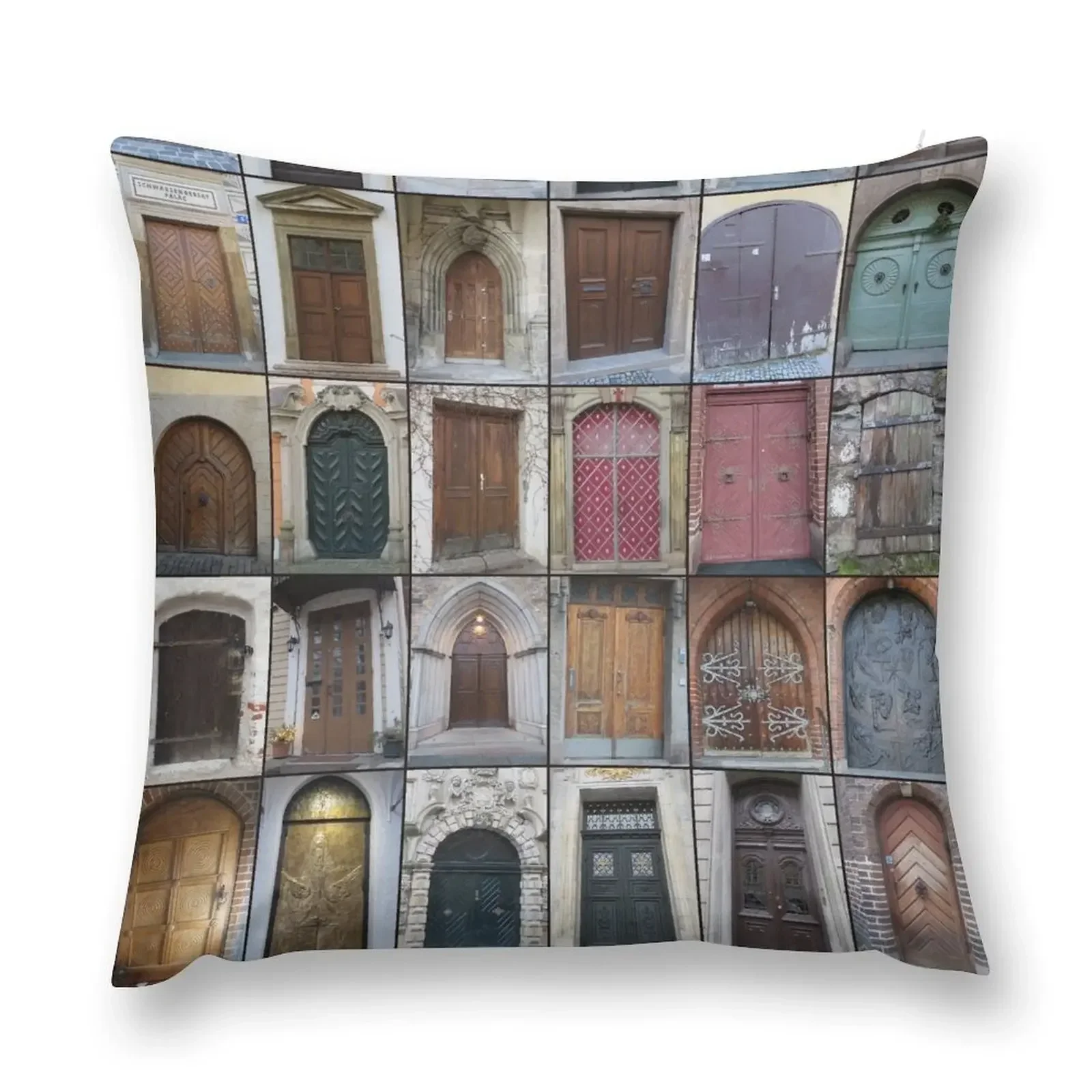 

Doors of Europe Throw Pillow Luxury Cushion Cover luxury sofa pillows pillow