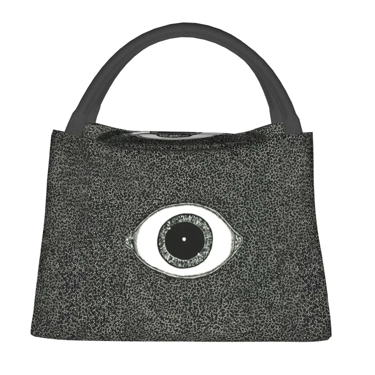 Evil Eye Lunch Bag Nazar Painting Funny Lunch Box Travel Portable Thermal Tote Handbags Graphic Cooler Bag