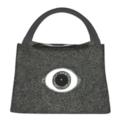 Evil Eye Lunch Bag Nazar Painting Funny Lunch Box Travel Portable Thermal Tote Handbags Graphic Cooler Bag