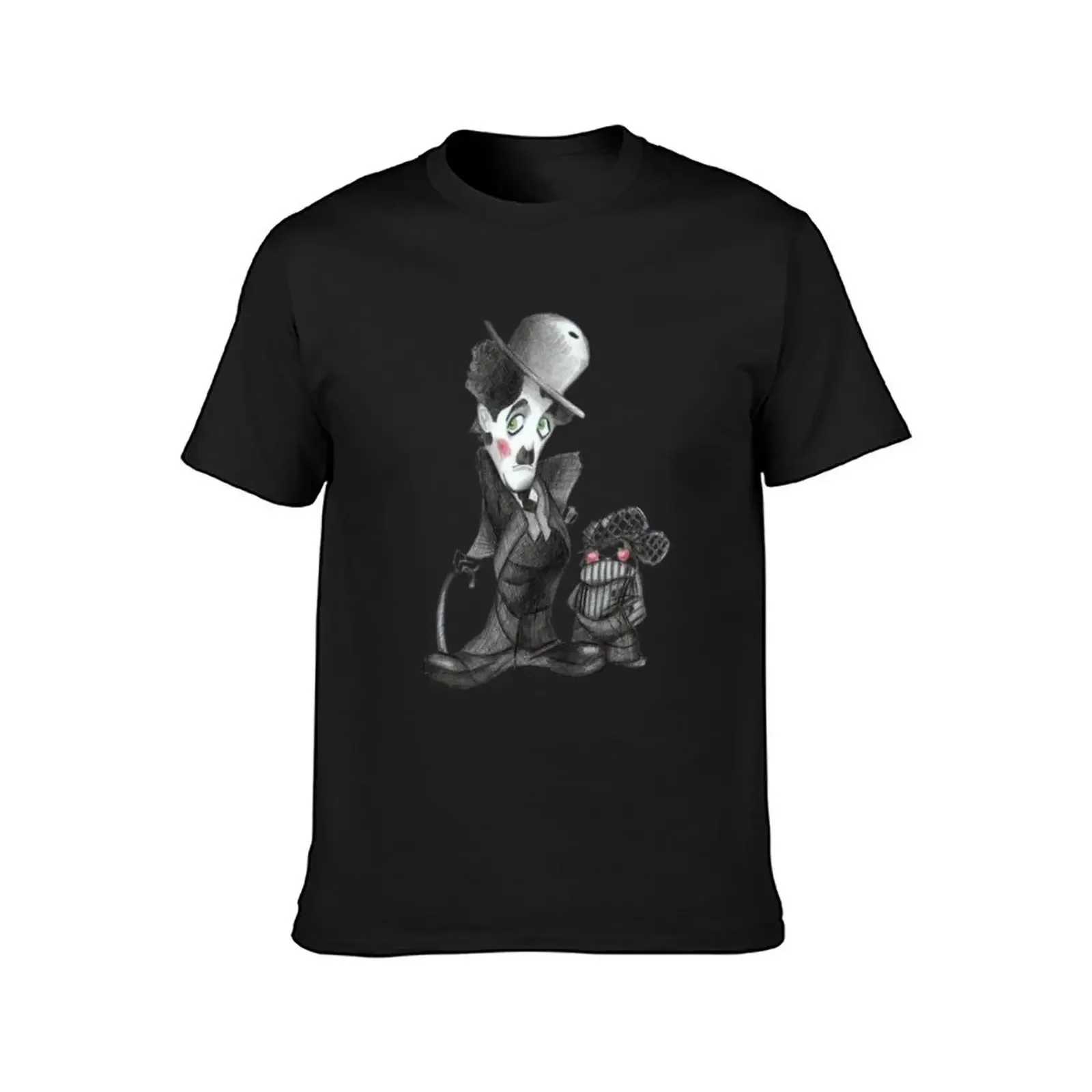 charlie chaplin T-Shirt funny meme t-shirts T-shirts man mens white t shirts