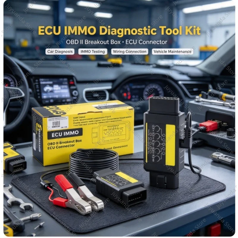 Suitable for GT105OBDII Disconnect Box, ECUIMMO Programming AD Connector, OBD2 Diagnostic Adapter for ECU Programming