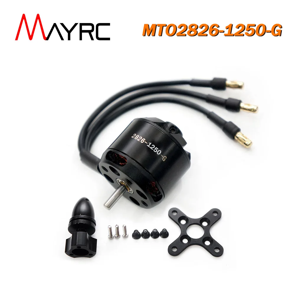 

1/2PCS MAYRC 13.8A Max.Current 1250KV Outrunner Brushless Motor for Airplanes Helicopter Fixed Wing Plane RC Quadcopter Aircraft