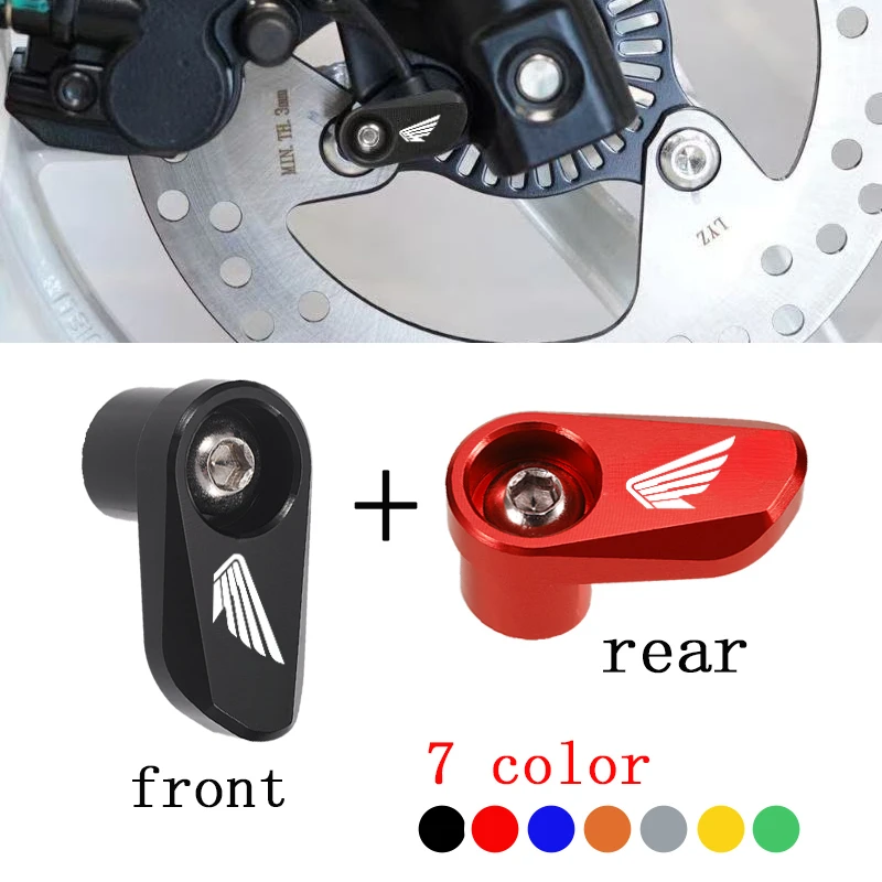 Protetor de Sensor ABS CNC para Roda Dianteira e Traseira de Motocicleta para HONDA Hornet NT1100 CBR CB Shadow PCX VFR XADV ADV Forza
