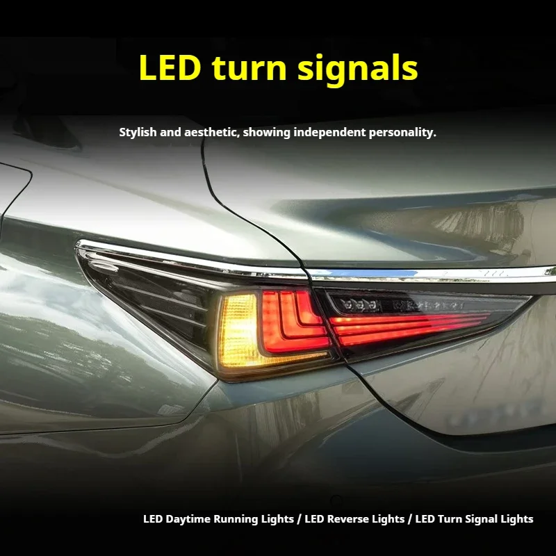 FT Car Lights forLexus ES Taillights 2018-2025 ES250 Upgrade LED Tail Lamp Dynamic Turn Signal Light Car Taillights Assembly