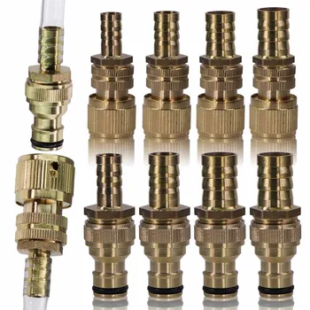 6-32 مللي متر خرطوم نحاسي محول بارب مع 16 مللي متر موصل سريع حديقة الري سقي أنابيب ربط إصلاح اقتران تركيب مشترك