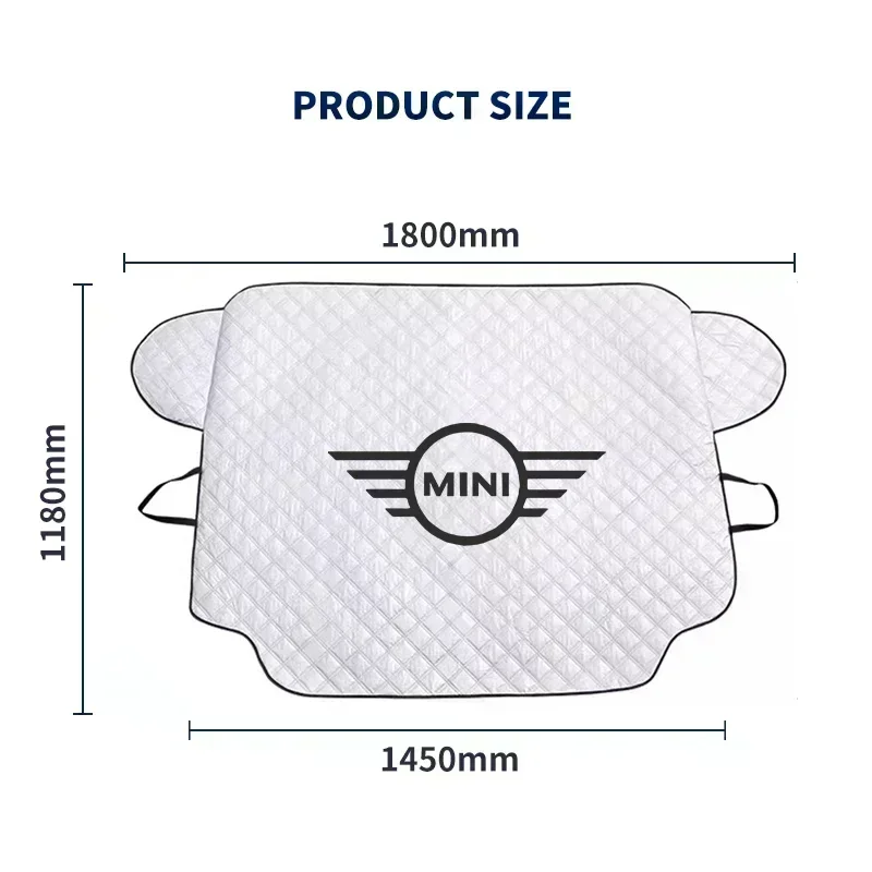 

1pcs Winter Car Snow Shield Shade Front Windshield Anti-frost Antifreeze Sunshade Cover Sun Shade Protector For BMW MINI