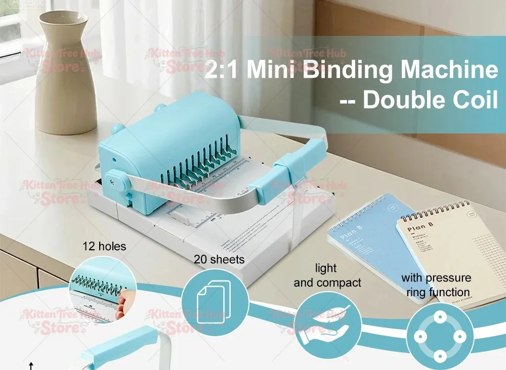 Double Wire Coil Binding & Punching Machine - Factory Direct