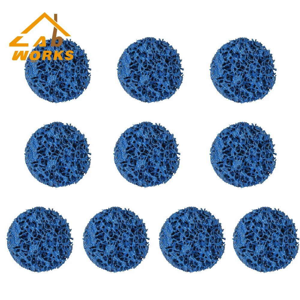 10Pcs Blue 2 Inch Quick Change Easy Strip And Clean Discs For Paint Rust New