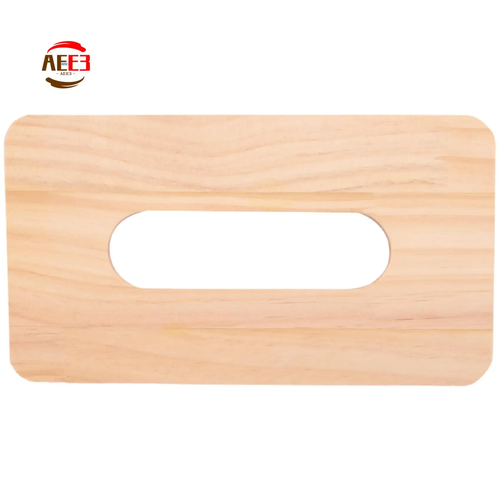 

AEE3-Minimalist Tissue Box Cover Holder, Modern Transparent Rectangular Bamboo Facial Tissues Dispenser For Bathroom, Bedroom