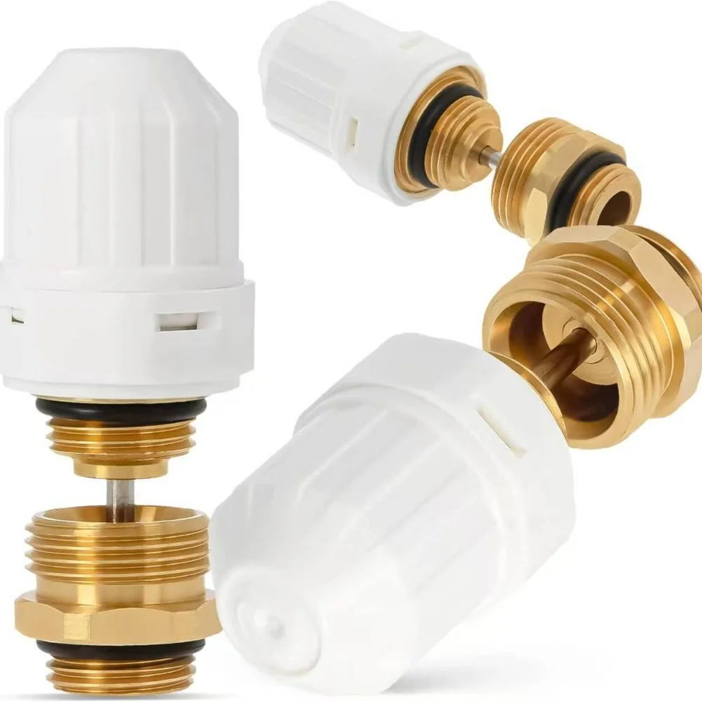 4 قطعة غطاء تنظيم موزع المياه M30X1.5 مفتاح صمام التحكم في درجة الحرارة لمشعب التدفئة الأرضية منظمات الحرارة المبرد #4