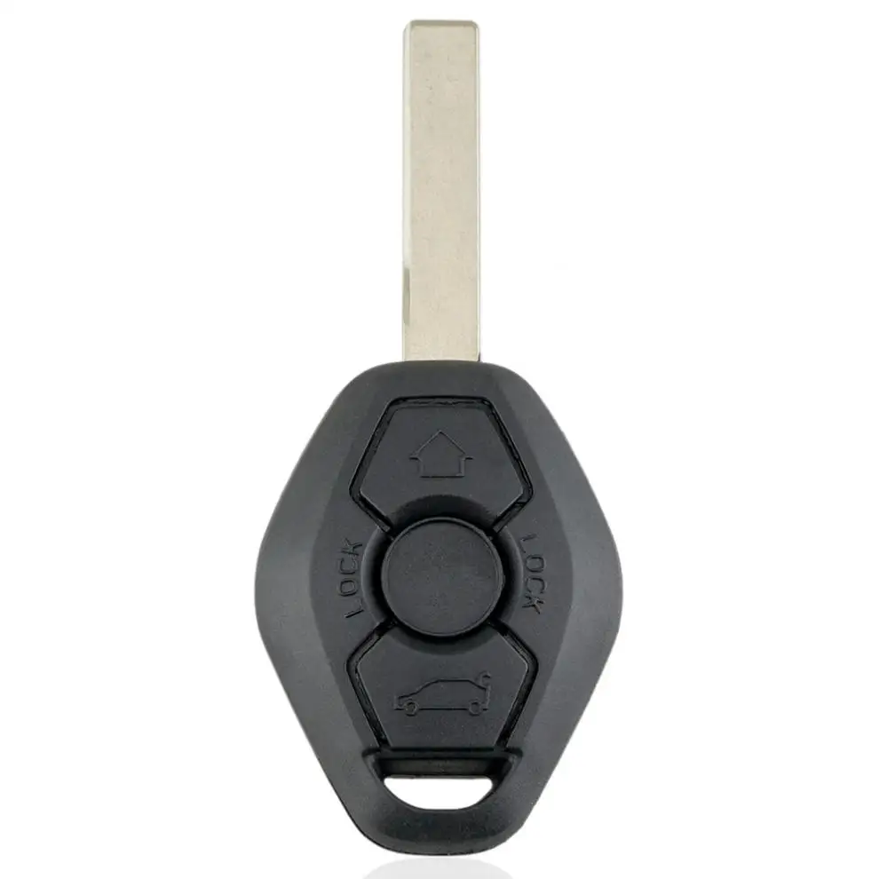 3 Buttons 315MHz Car Remote Key Shell Fob Fit for BMW CAS2 3 5 6 7 series E46 E60 E83 E53 E36 E38 ID7944 ID46 Chip Key Fob Case