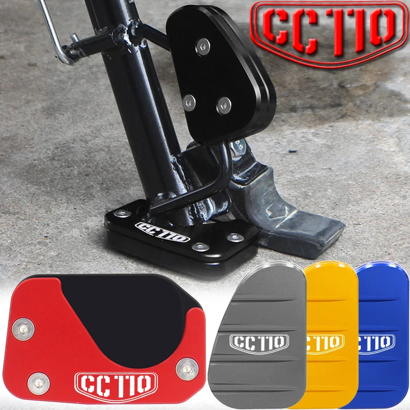 For Honda Cross Cub 110 CC110 CC 110 Motorcycle Accessories Foot Side Stand Auxiliary Pad Kickstand Support Plate Extensio