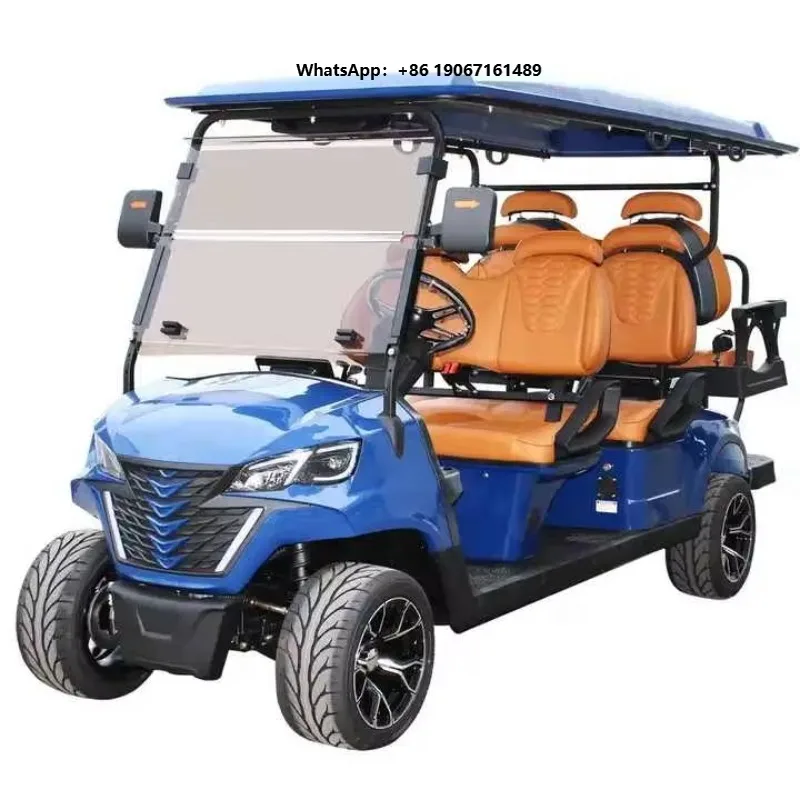 Electric Rechargeable 72V Customizable Golf Cart 7-8 Seats High Quality Factory Price yyb