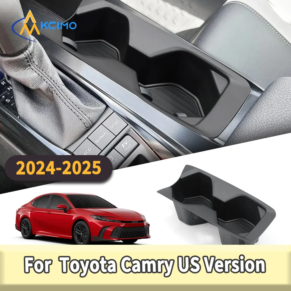 

TPE Central Cup Tray for Toyota Camry US Version 2024-2025 Cup Holder Center Console Storage Box Car Tidying Accessories