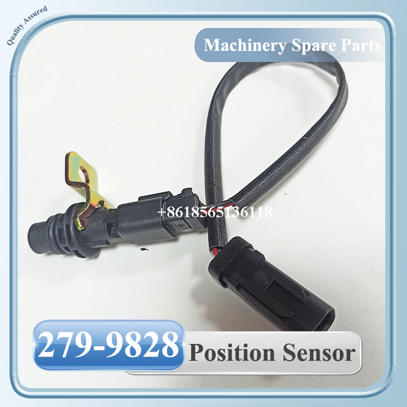 

E345C E345D Crankshaft Speed Sensor C15/C18/C32 Engine 279-9828 2799828 Excavator Position Sensor