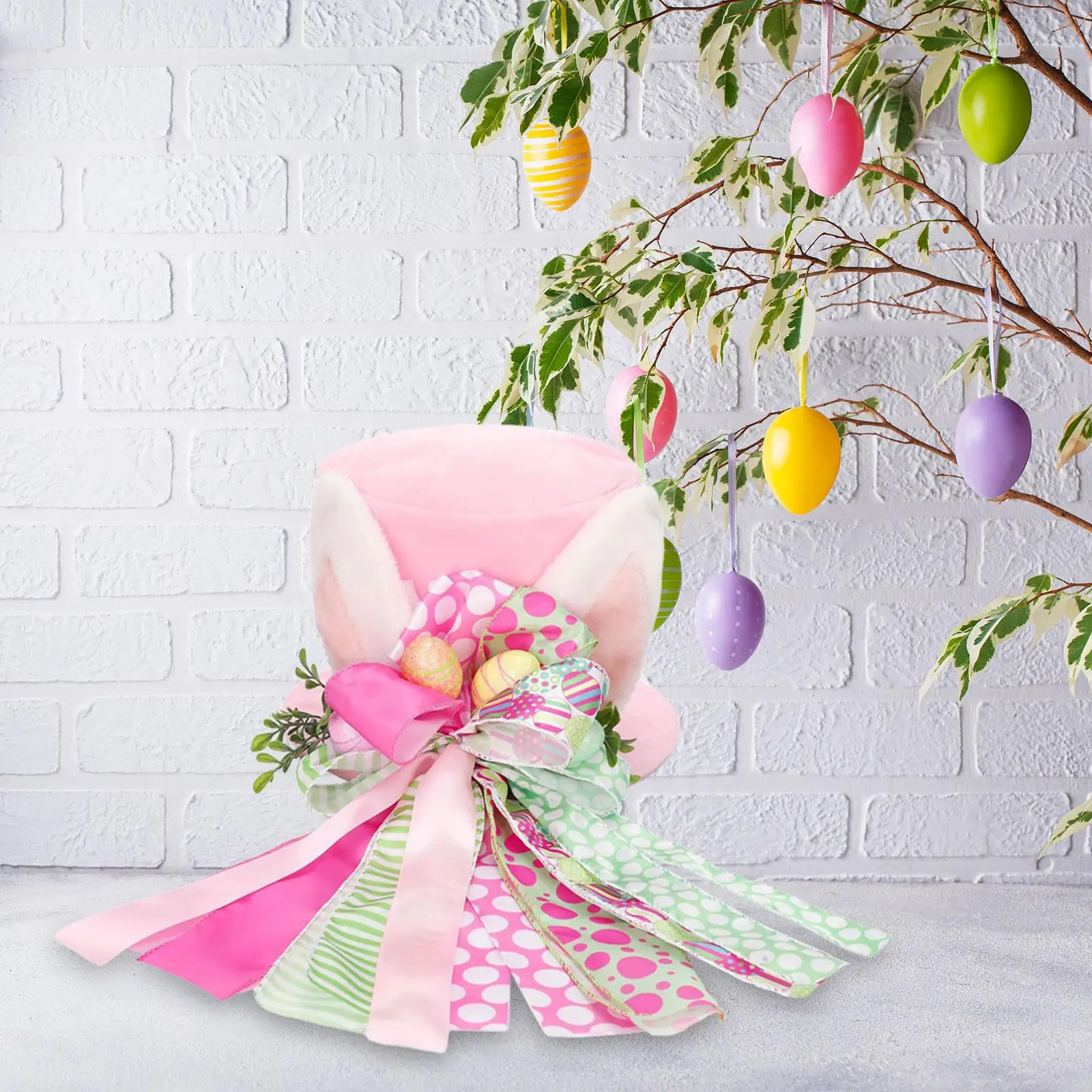 

Пасхальная шляпа-топпер с цветными яйцами для украшения гостиной на вечеринке