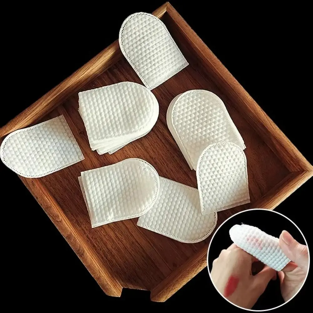 120 stks/zak U-vormige Pocket Wattenschijfje Mondreiniging Katoenen Tas Zachte Make-Up Facial Wattenschijfjes Verwijderen Pad Cosmetische Pad