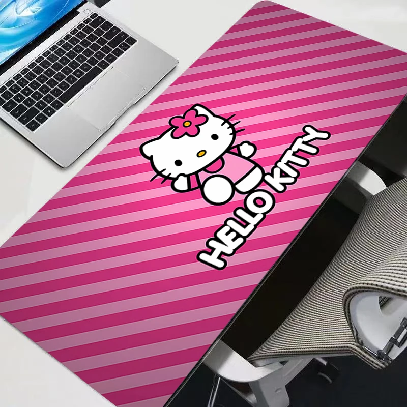 لوحة ماوس هالو كيتي كمبيوتر صغير كمبيوتر محمول أنيمي لوحة المفاتيح ماوس حصيرة كبيرة لوحة المفاتيح لوحة المفاتيح ألعاب الديكور حصيرة مكتبية #3