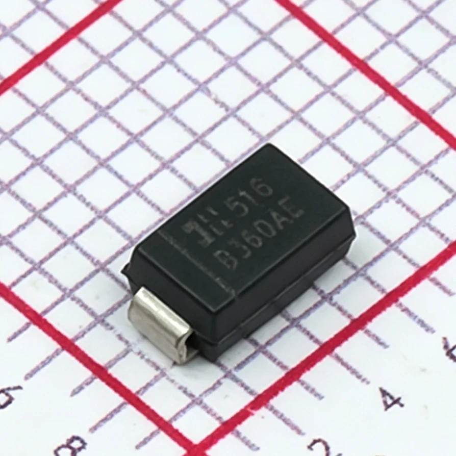 10PCS B360AE-13 Marking B360AE DO-214AC SMA 3A 60V 650mV@3A 200uA@60V 1freestanding NEWOriginal Genuine Schottky diode Rectifier