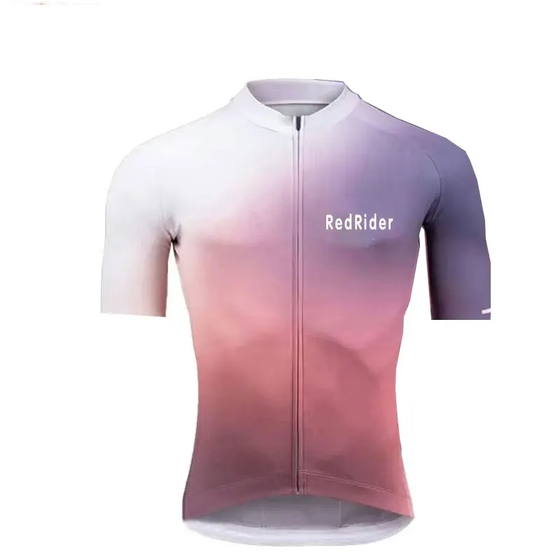 Men Cycling Jersey RedRide Classic Black Cycling Racing Tops Short Sleeve Cyclist Clothes Shirt Maillot Summer Bicycle Bike Wear