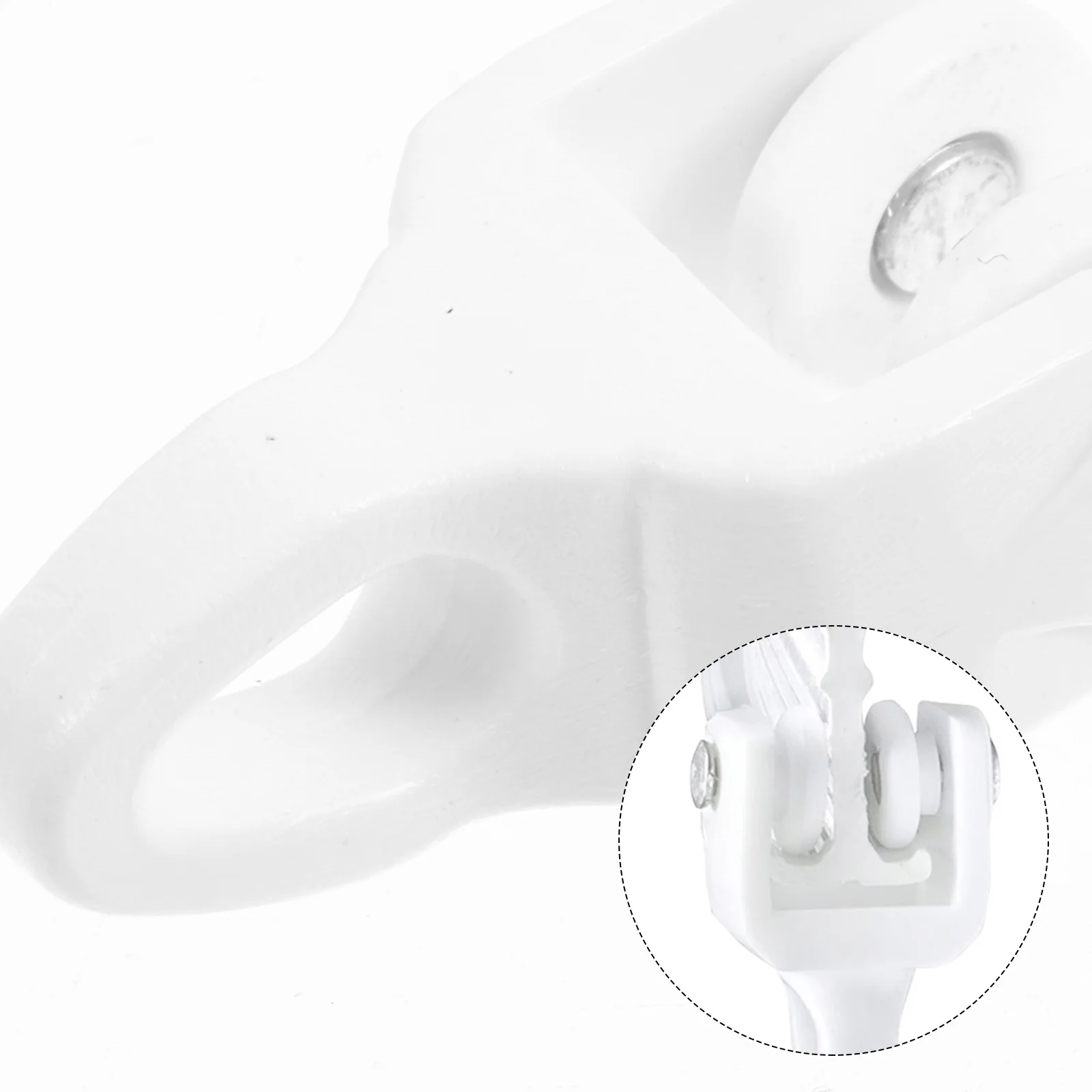 30 قطعة الستار المسار الناقل الإنزلاق بكرات بولي كلوريد الفينيل حبة الصامت Abs السلس الستائر السكك الحديدية انزلاق طائرة شراعية للمنزل فندق مكتب دش