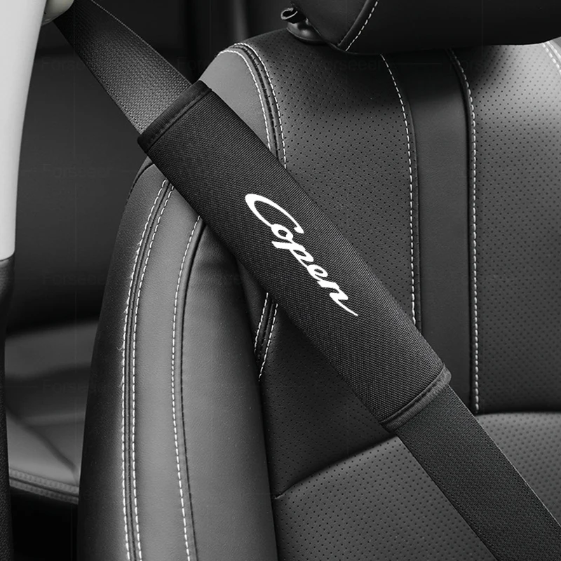 2Pcs Car Seat Safety Belt Cover Shoulder Strap Pad For Daihatsu Copen L880 L881 La400 2019 2020 2002-2021 Auto Car Accessories