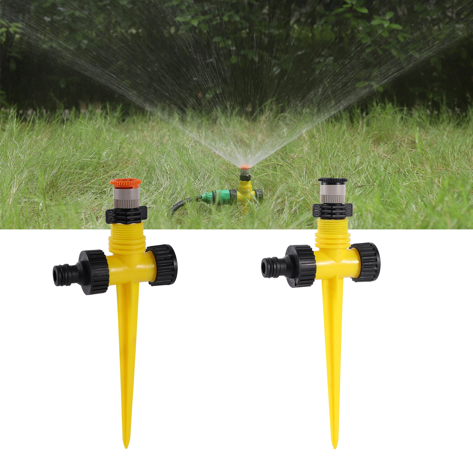 360° Lawn And Garden Sprinkler Misting Nozzle Garden Sprinkler Device Garden Irrigation Supplies 1/2