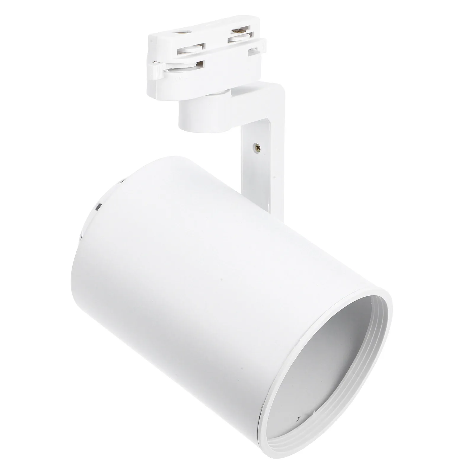 

Светодиодный трековый светильник из железа с цоколем E27, регулируемый потолочный прожектор для кухни, диммируемый напольный прожектор для помещений, настенный светильник