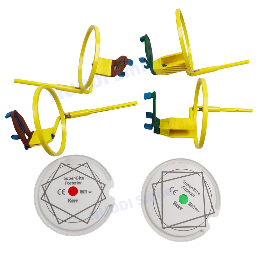 1Box Kerr Hawe Super-Bite 2800 Dental X-Ray Sensor Holders with Ring RVG Sensor Holder Positioner for Anterior & Posterior Teeth