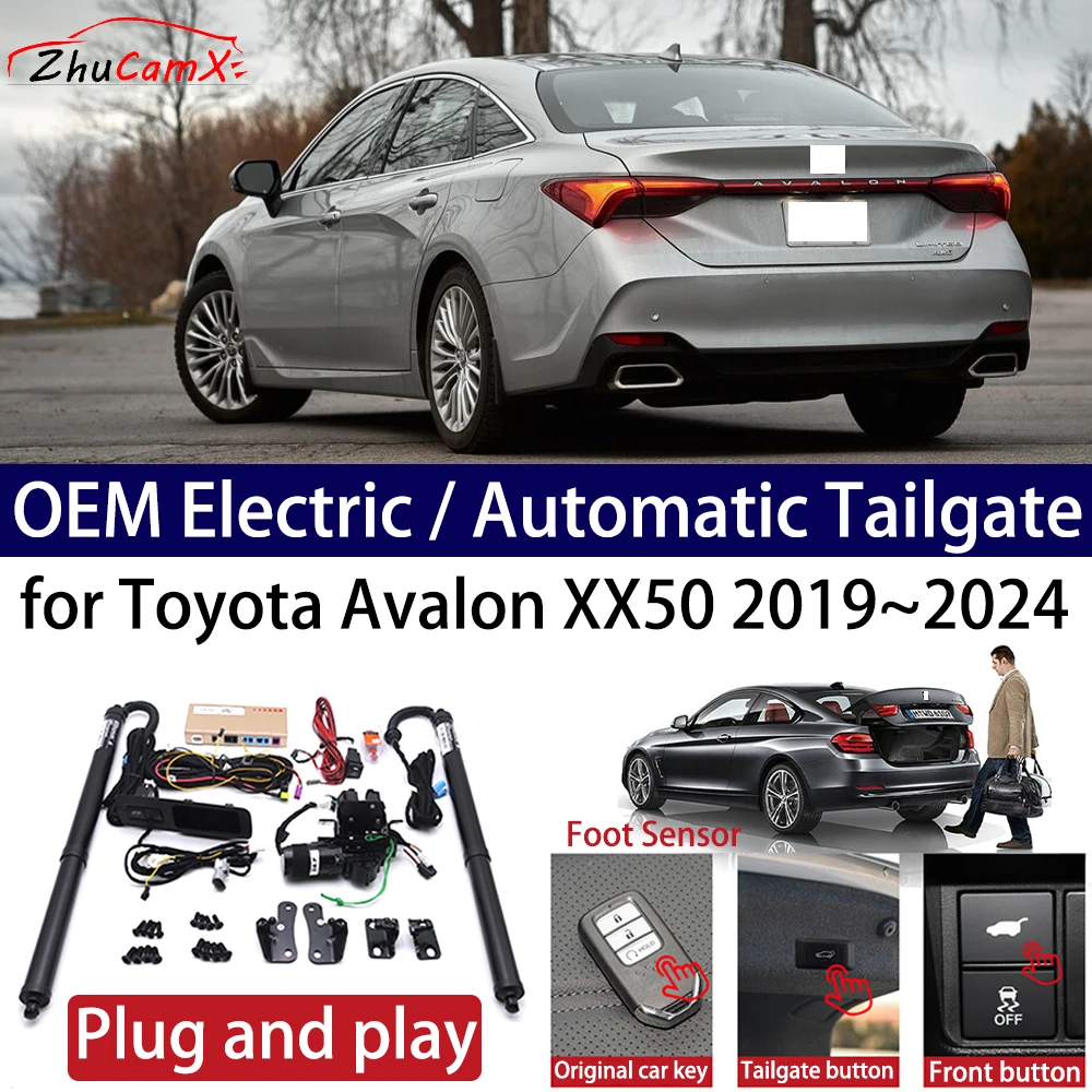

ZhuCamX for Toyota Avalon XX50 2019~2024 Car OEM Power Electric Automatic One-Click Smart Liftgate Tail Gate Support Opener