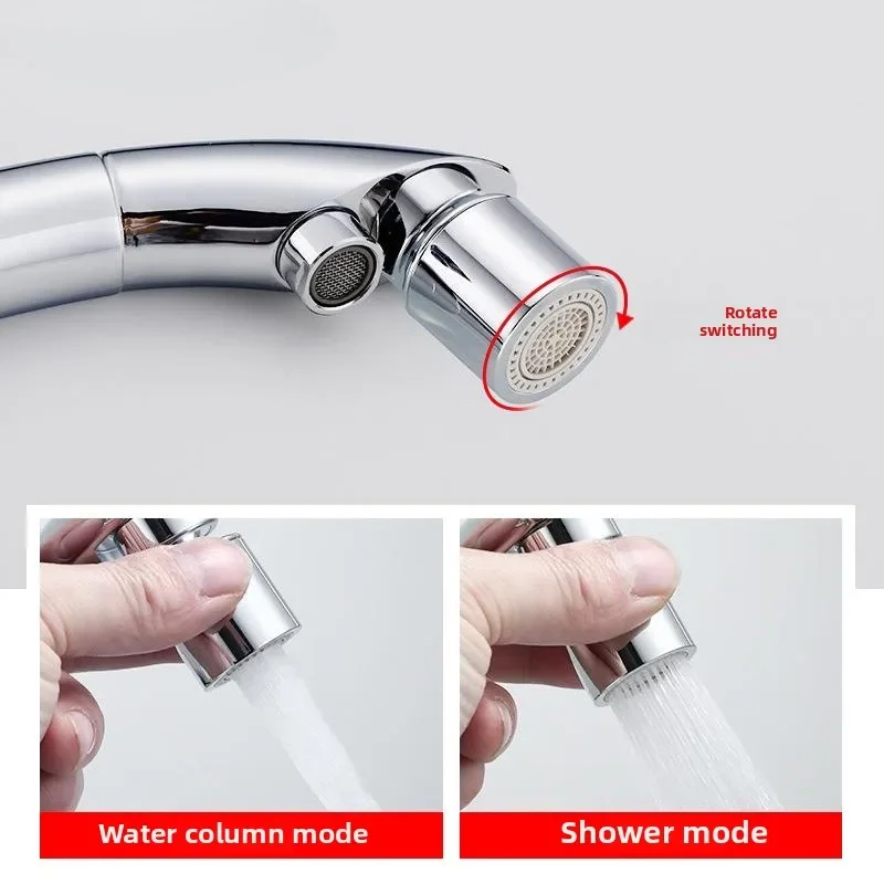 Three-in-one hot and cold water purifier faucet household kitchen sink washbasin water purifier direct drinking water faucet