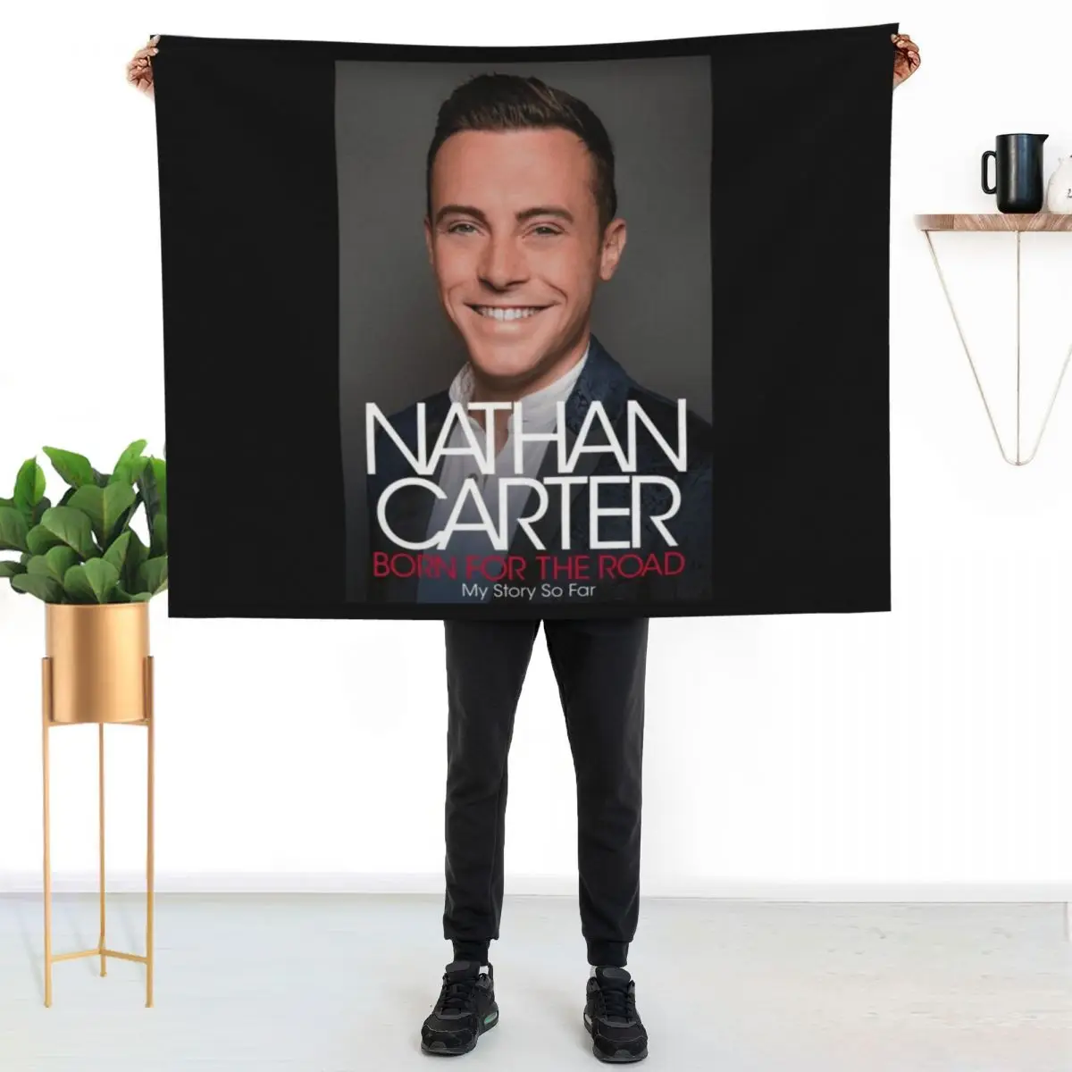 Nathan Carter Classic . Throw Blanket Luxury Brand Bed covers Furrys halloween Single Picnic Blankets