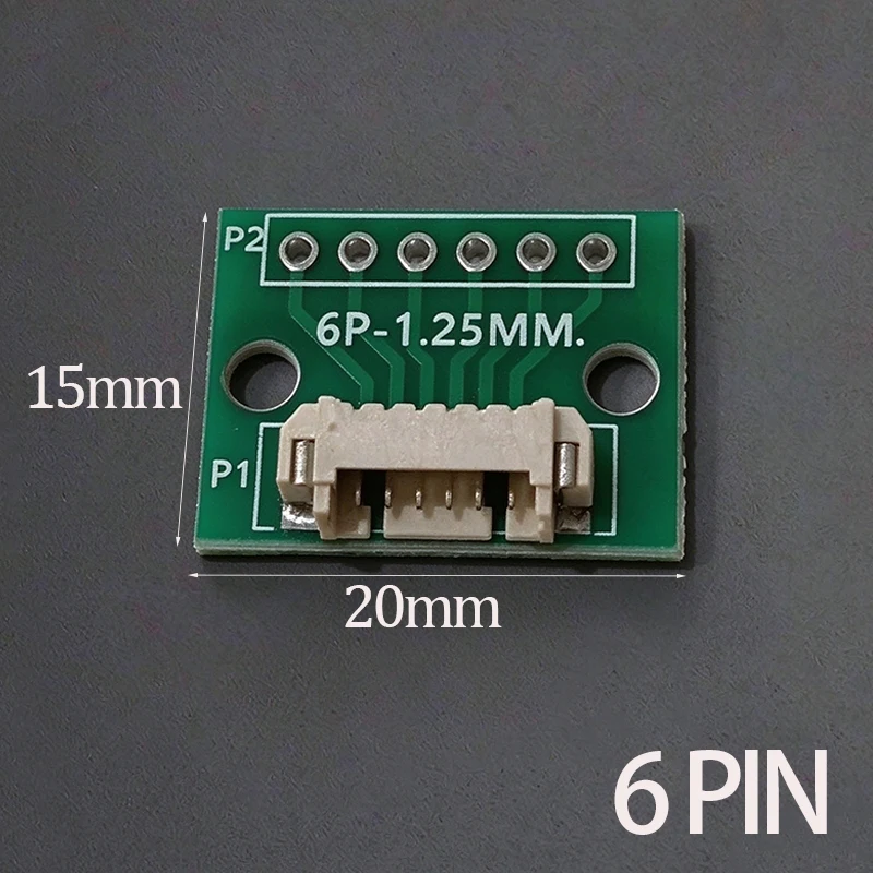 1.25mm Pitch Horizontal SMD Terminal Adapter 4P 6P 8P 10P 12P JST Adapter Board Converted To 2.54mm DIP Pin Head PCB Test Board