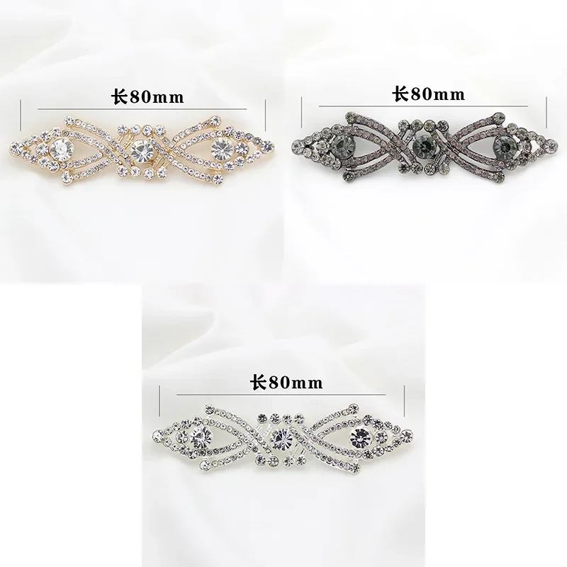 1 Pair Alloy Cardigan Collar Clips Holder Women Decor Crystal Cape Cloak Clasps Fasteners Buckle Brooch Clip