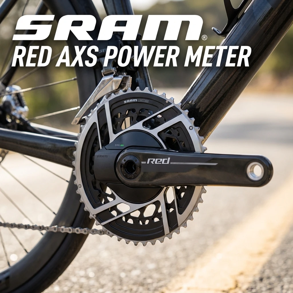 

SRAM RED AXS Integrated Power Meter Crankset - 12-Speed DUB Spindle, 50/37T | 48/35T | 46/33T Chainrings